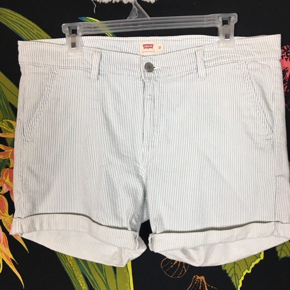 Levi's Pants - LEVIS / Pinstripe Denim Short